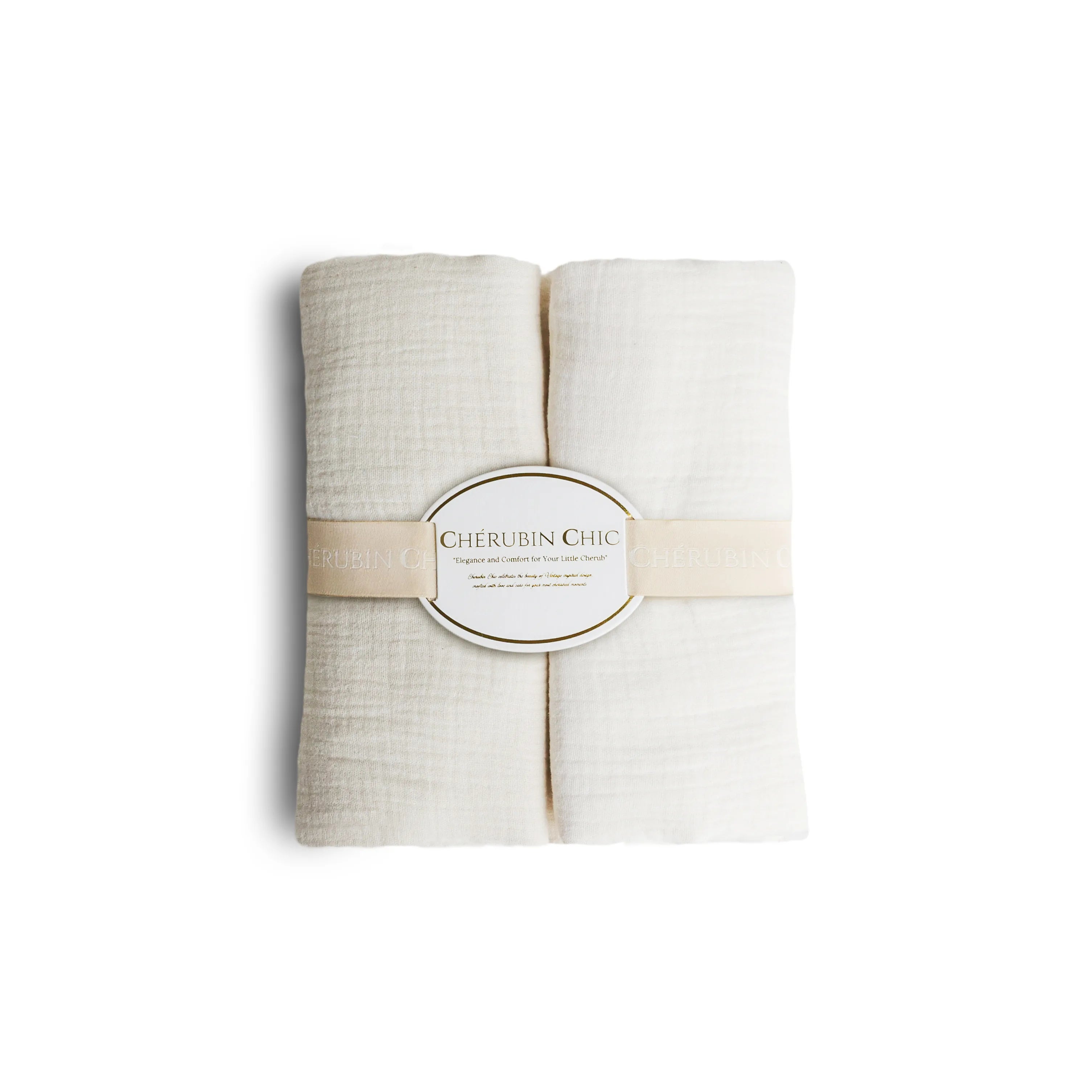 Vintage Baby Blanket: Silky Soft, Hypoallergenic Comfort - Cream & Beige