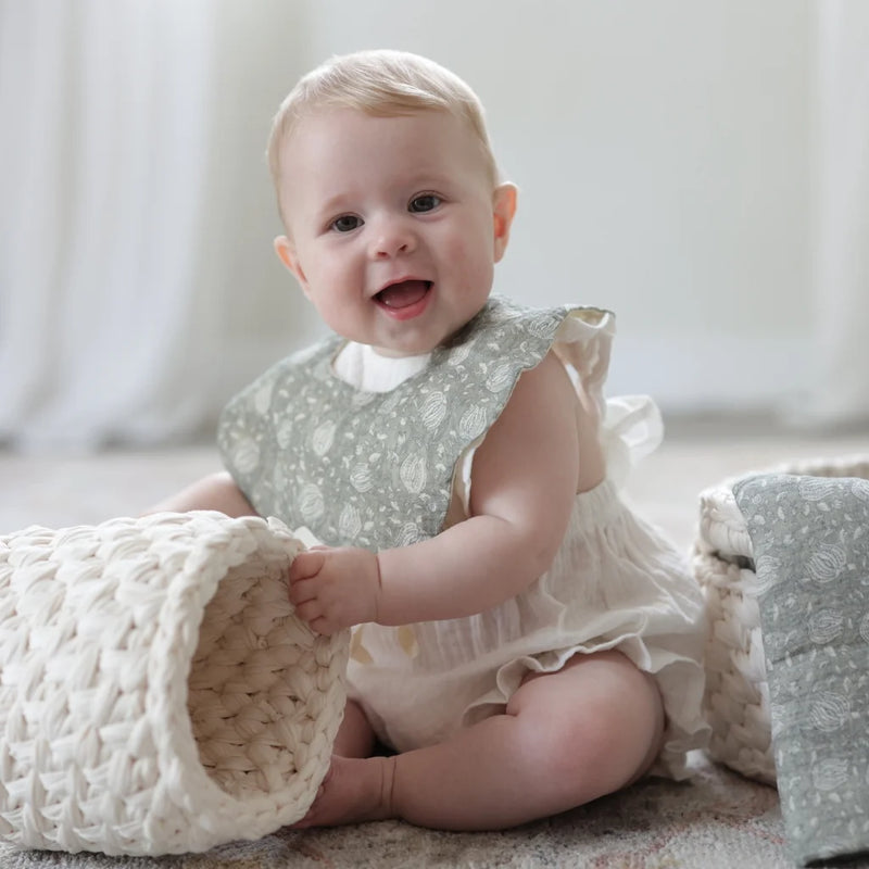 Soft Double Sided Baby Bib Set: 5-Pack of Absorbent, Stylish Comfort