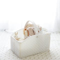 Portable Felt Baby Diaper Caddy – White