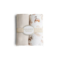Vintage Baby Blanket: Silky Soft, Hypoallergenic Comfort Set of 2- Floral Zoo