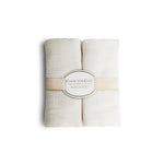 Vintage Baby Blanket: Silky Soft, Hypoallergenic Comfort - Cream & Beige