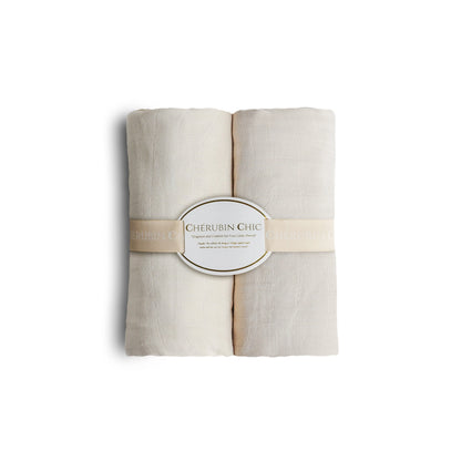 Baby Bamboo Muslin Swaddle Blanket – Bamboo White moments