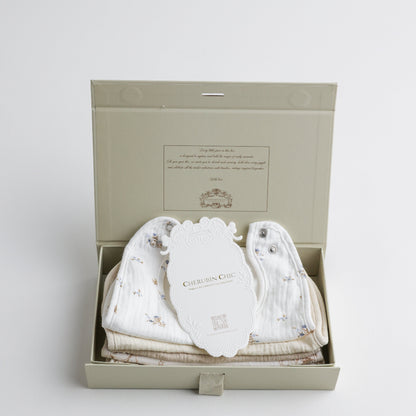 Soft Muslin Baby Bib Set: 6-Pack of Absorbent, Stylish Comfort