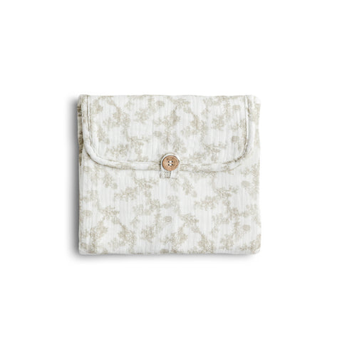 Soft & Secure Baby Changing Pad: Floral Nude