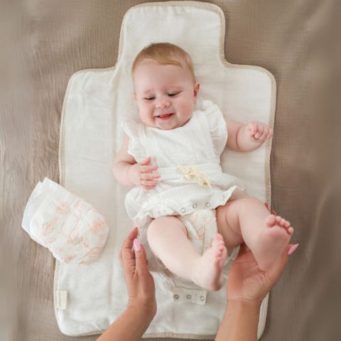 Soft & Secure Baby Changing Pad: Beige