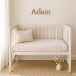 Vintage Bedding Set Double-Sided Blanket & Pillow Organic Cotton – FRENCH FLORAL PINK