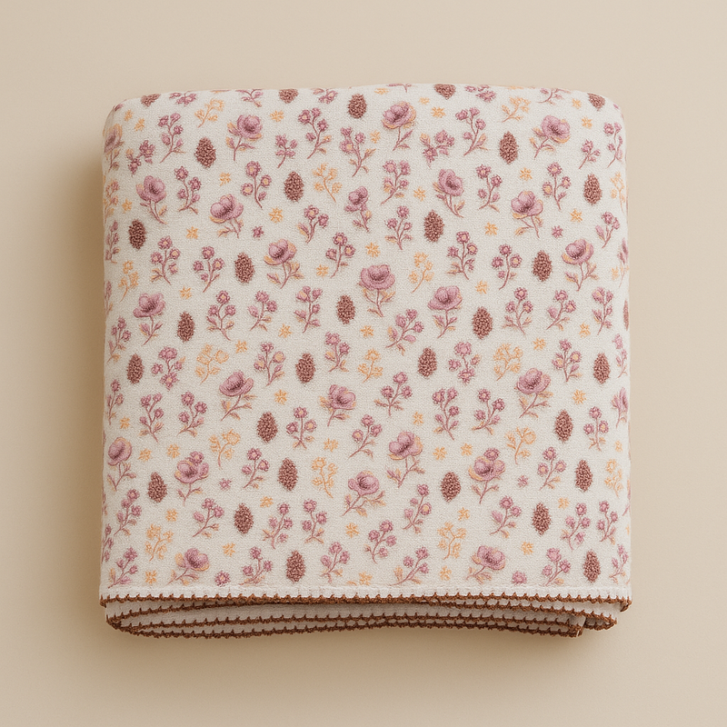 Muslin Baby Swaddle Blanket: 6 Layers- Pines vintage