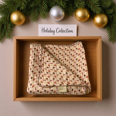 Muslin Baby Swaddle Blanket: 6 Layers- Pines vintage