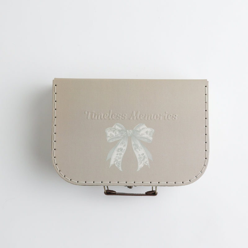 Memory Suitcase – Keepsake Box for Baby Milestones & Family Treasures