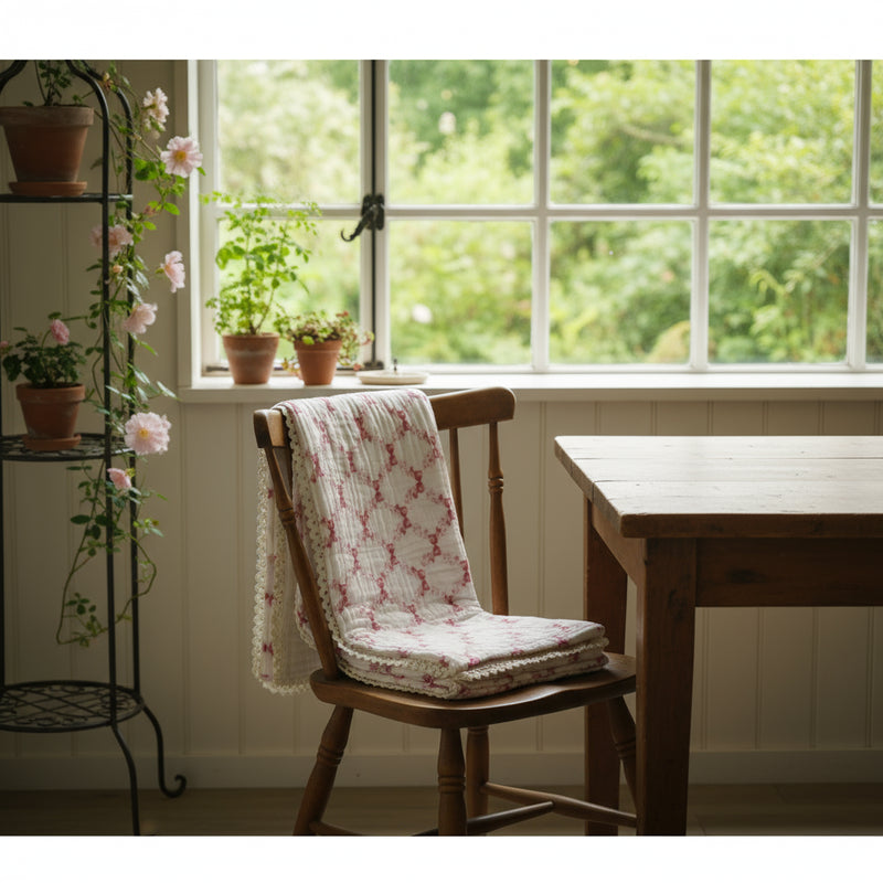 Muslin Baby Swaddle Blanket: 6 Layers- BOWS