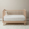 Organic Cotton Sheet for Nursery Floral Design Baby Bedding French Flower Crib Mattress Soft Muslin