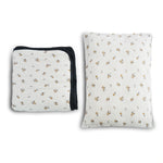 Vintage Bedding Set Double-Sided Blanket & Pillow Organic Cotton – Ditsy Marker
