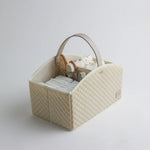 Portable Felt Baby Diaper Caddy – Cream