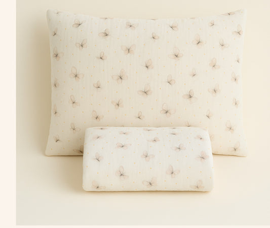 Vintage Double-Sided Blanket Organic Cotton – Vintage Butterflies