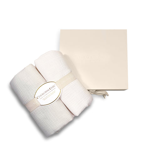 Vintage Baby Blanket: Silky Soft, Hypoallergenic Comfort - Cream & Beige