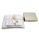 Vintage Bedding Set Double-Sided Blanket & Pillow Organic Cotton – Ditsy Marker