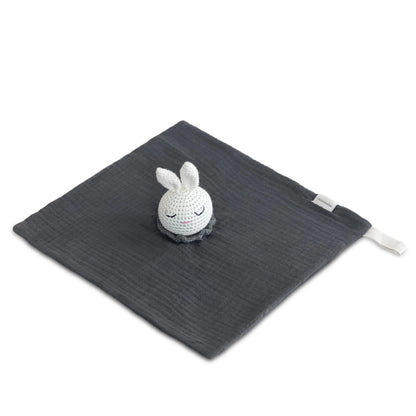 Snuggly Soft Baby Comforter Toy: Dark Blue