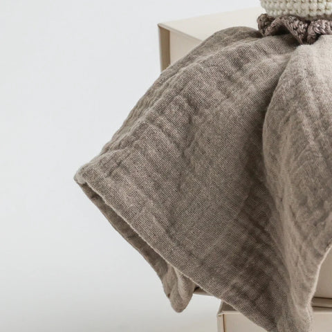 Snuggly Soft Baby Comforter Toy: Khaki