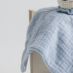 Snuggly Soft Baby Comforter Toy: Baby Blue