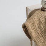 Snuggly Soft Baby Comforter Toy: Brown