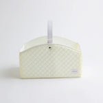Portable Felt Baby Diaper Caddy – White