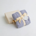 Muslin Baby Swaddle Blanket: 6 Layers- Blue