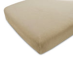 Organic Muslin Cot Sheet Set of 2: Soft, Breathable Comfort -Cream & White