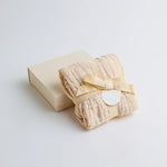 Muslin Baby Swaddle Blanket: 6 Layers- Cream