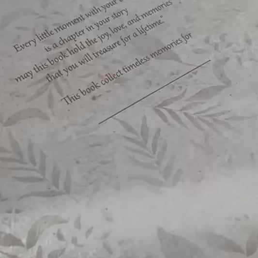 Baby Memory Book: Cherished Beginnings Keepsake